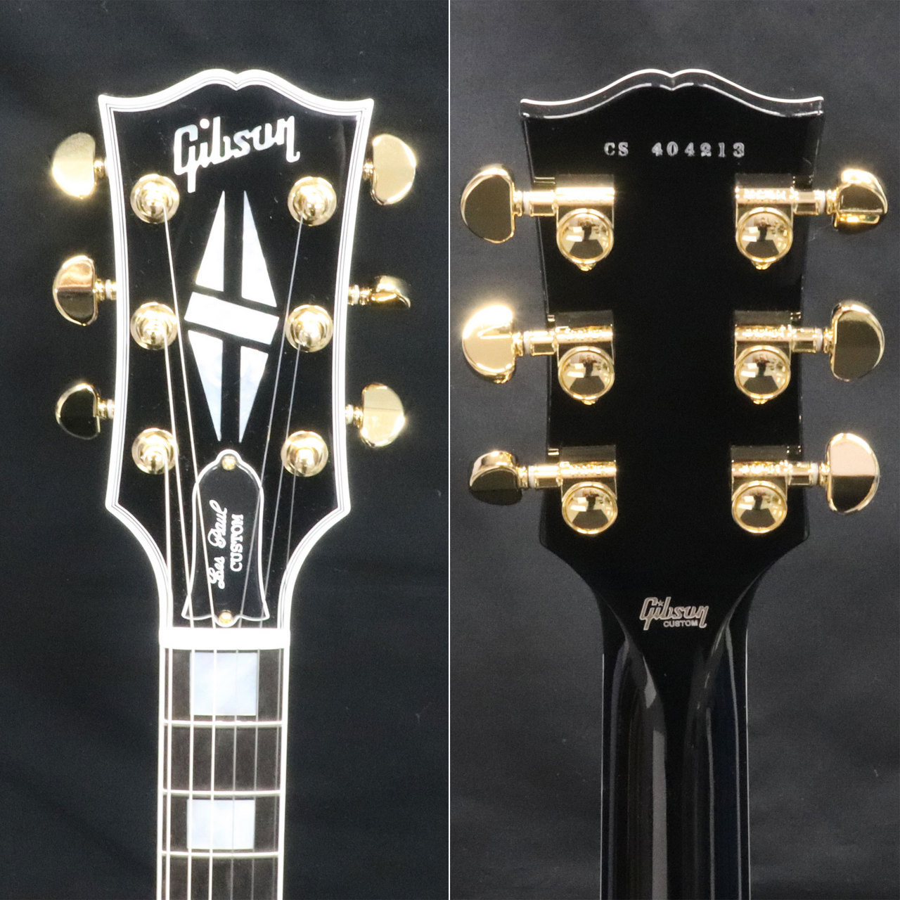ギター Gibson Custom Shop Les Paul Custom w Les Paul Custom w/ Ebony Fingerboard Gloss | Gibson Japan