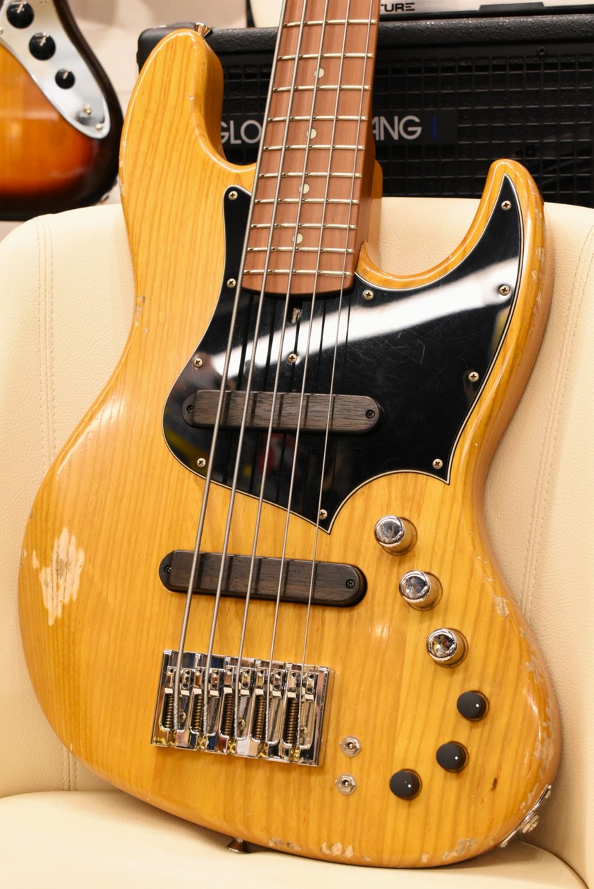 Xotic XJ-1T 5弦 美品 Xotic XJ-1T 5st Ash RM-Neck RM-FB -Vintage Natural -Lacquer M-Aged