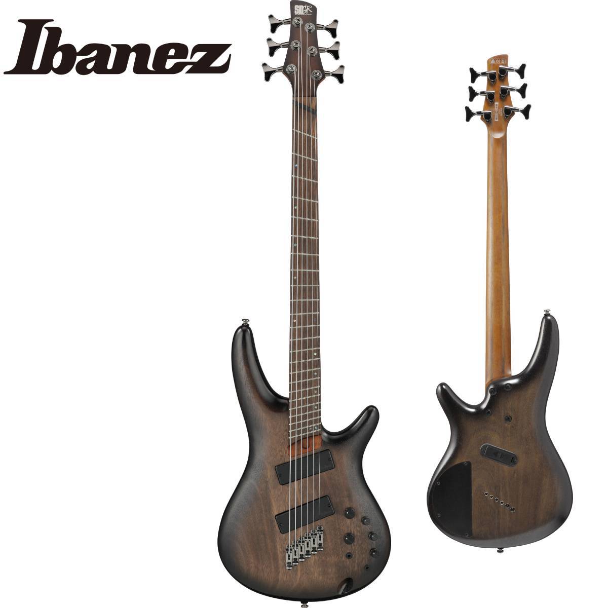 SRC6MS-BLL 6弦ベース/バリトンギター　定価14万 Ibanez SRC6MS BLL(Black Stained Burst Low Gloss) 《6弦ベース