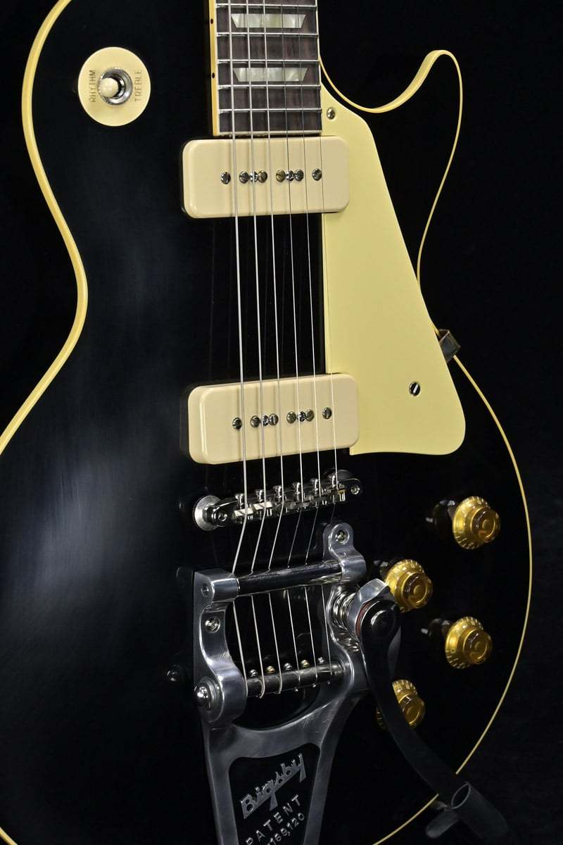 Gibson Custom Shop 1956 Les Paul Standard VOS w/Bigsby All Ebony 【名古屋栄店】（新品/送料無料）【楽器検索デジマート】