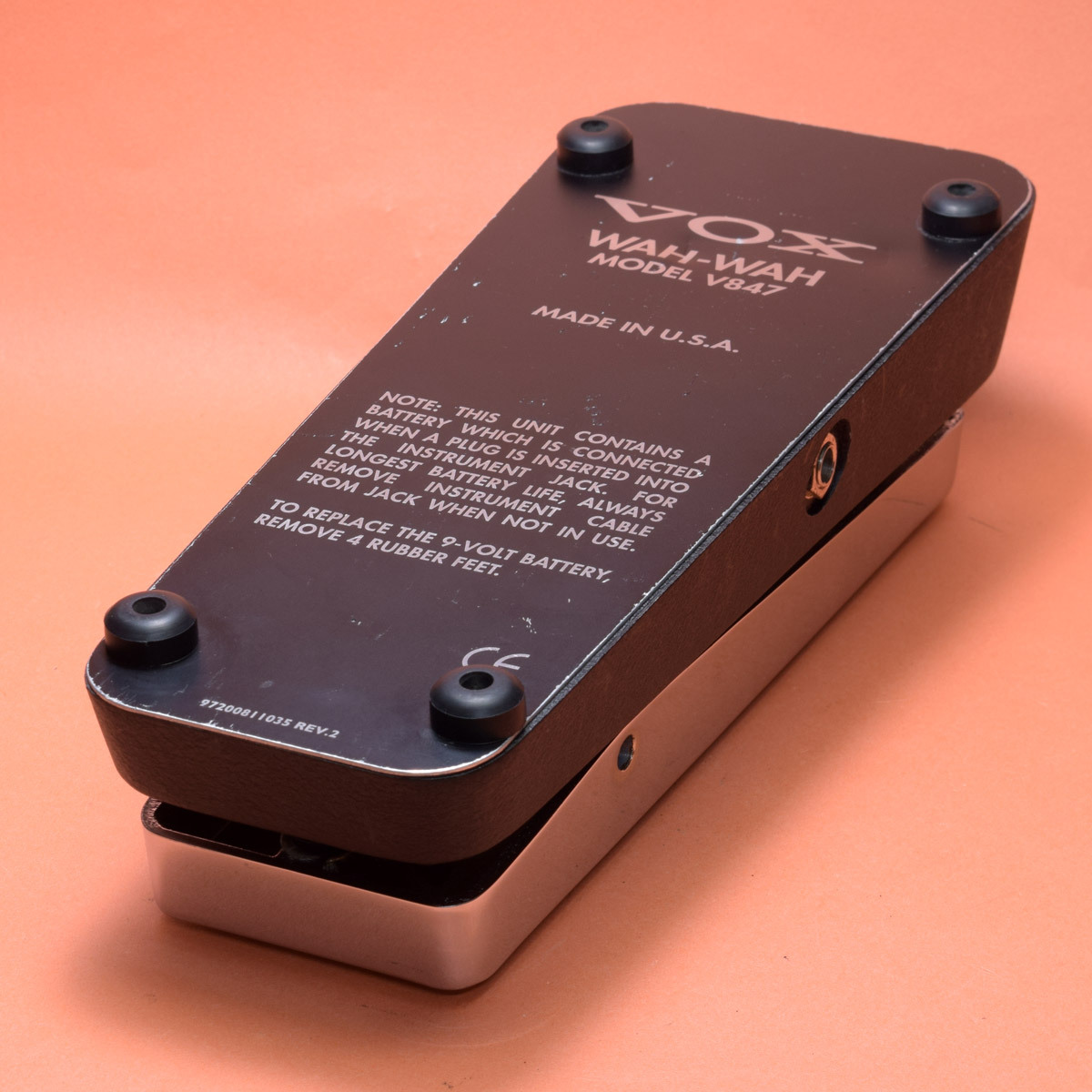 VOX V847 ワウペダル MADE IN USA 長期保管品 美品 VOX V847 ワウペダル MADE IN USA 長期保管品 美品 VOX V847