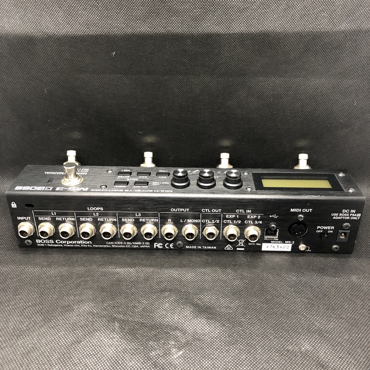 BOSS MS-3 Multi Effects Switcher 2019年製（中古/送料無料）【楽器