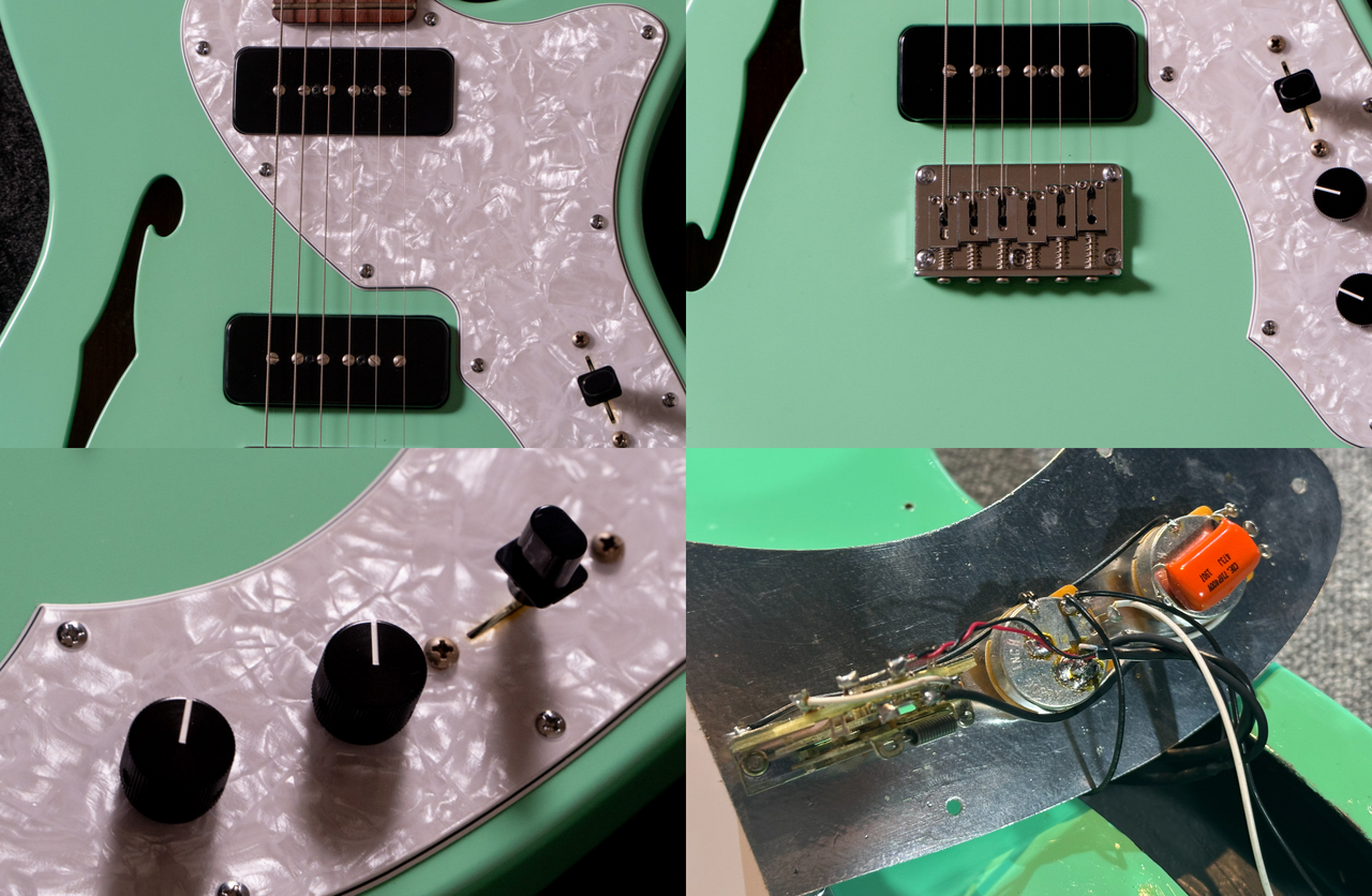 MJT THINLINE ボディ フロントP90 対応　アルダー　超軽量！ ATELIER Z TL-Thinline P90 2021 3.465kg #200687【TONIQ横浜