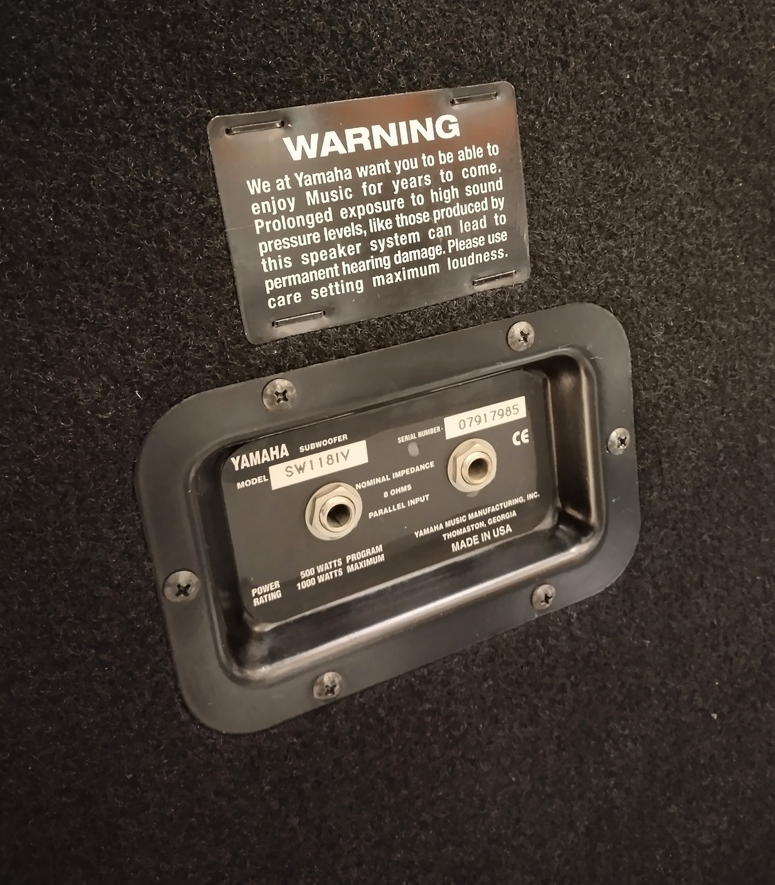 YAMAHA SW118Ⅳ & PN90（中古）【楽器検索デジマート】