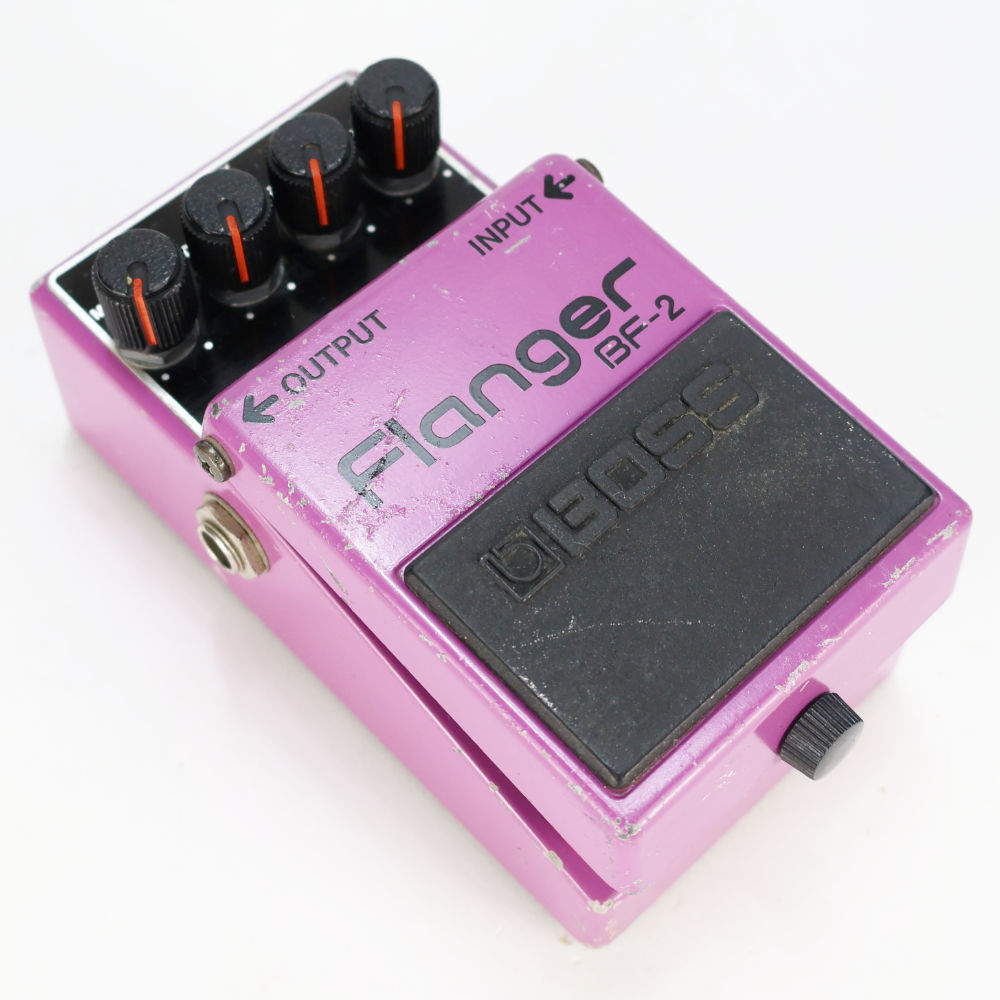 値下げ：BOSS BF-2 フランジャー 日本製 希少 当時物 動作確認済 BOSS 【中古】 フランジャー BOSS BF-2 Flanger Made in Japan ボス