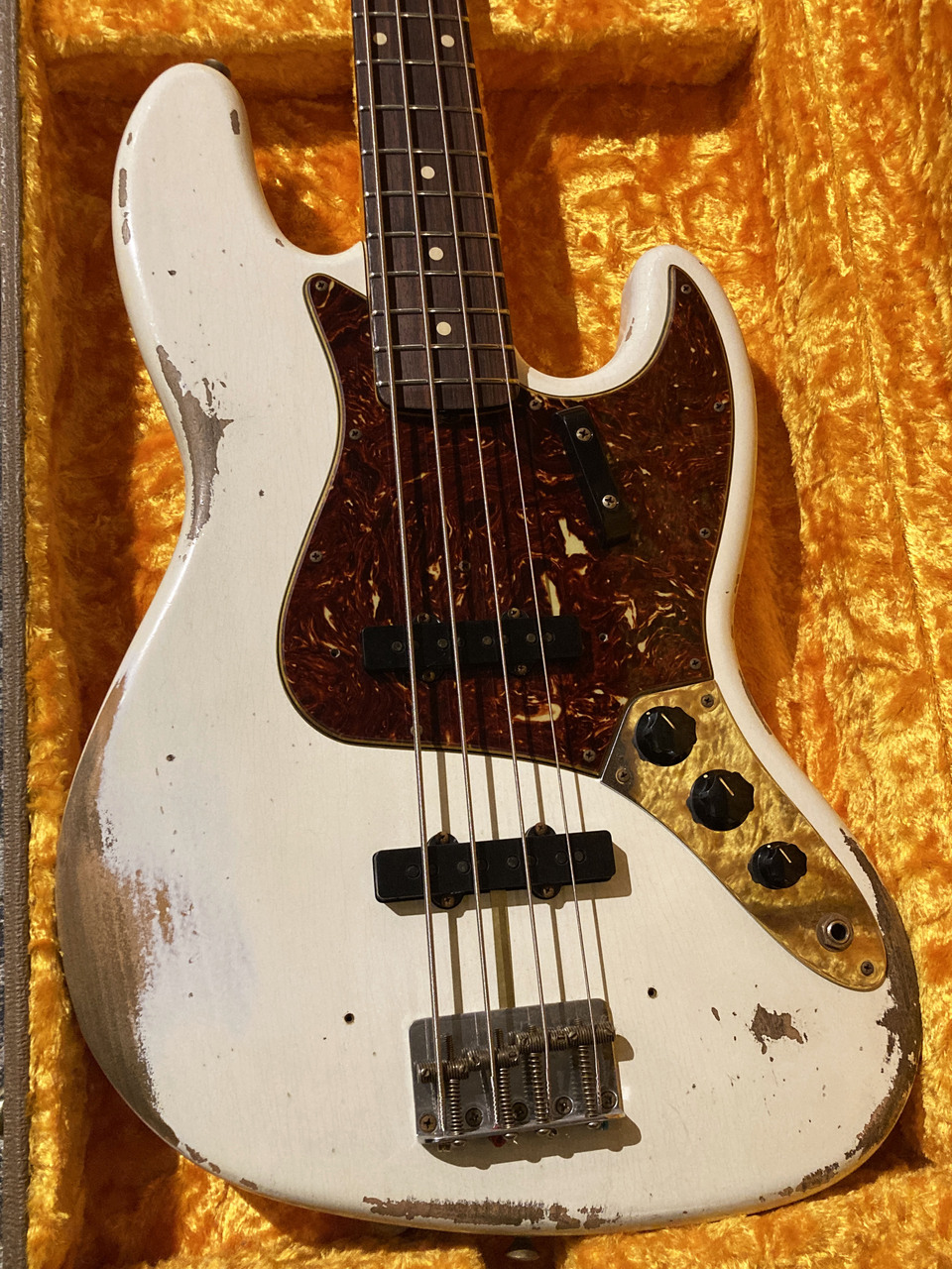 Fender Custom Shop 1961 Jazz Bass / Aged Olympic White / Heavy Relic （中古）【楽器検索デジマート】