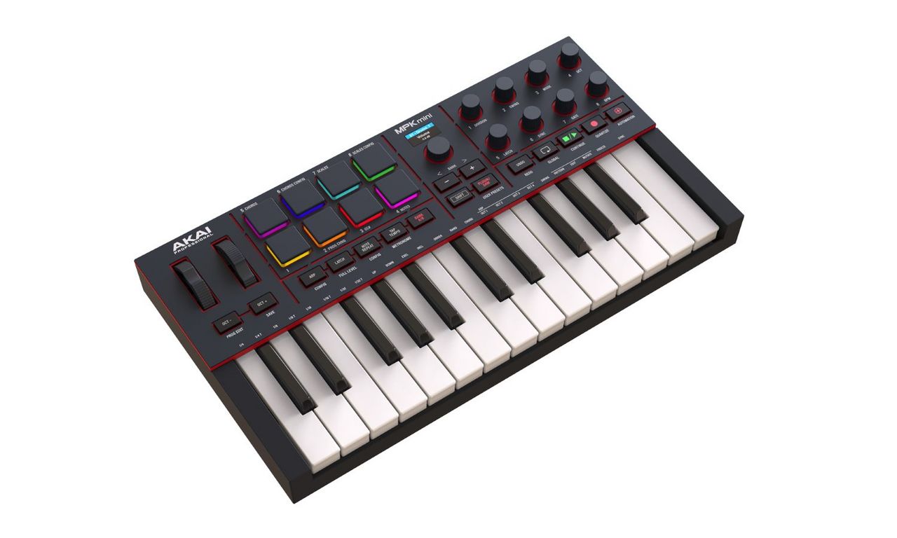 AKAI MPK Mini IV Black MIDIキーボードコントローラー