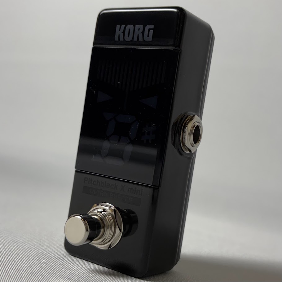 KORG pitchblack mini ギターべース　ペダルチューナー　美品 KORGPitchblack X mini《バッファー内蔵ペダルチューナー》【WEB