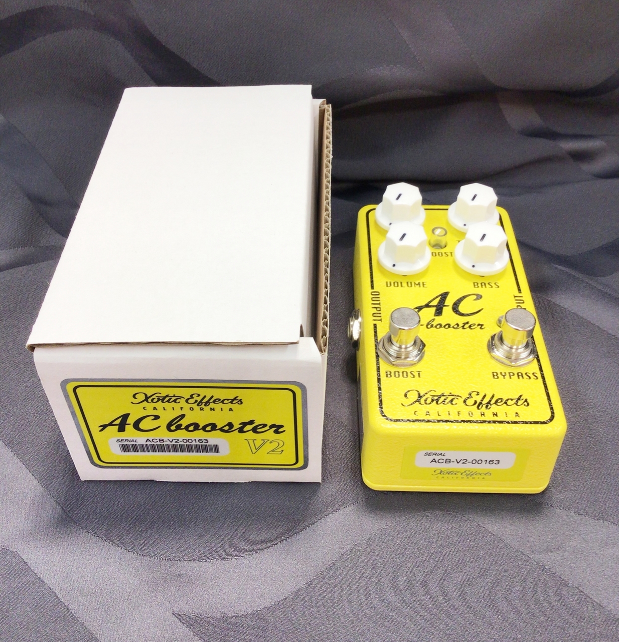 Xotic AC Booster 手書きシリアル期　ギターエフェクター Xotic AC Booster 手書きシリアル期 ギターエフェクター 新たな可能性
