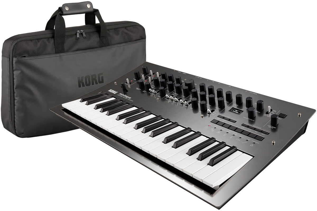 KORG Minilogue 純正アダプター+ケース付き - 鍵盤楽器