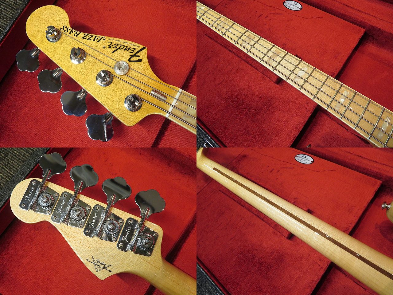 Fender Custom Shop 1975 Jazz Bass NOS -Faded Natural-【フェンス