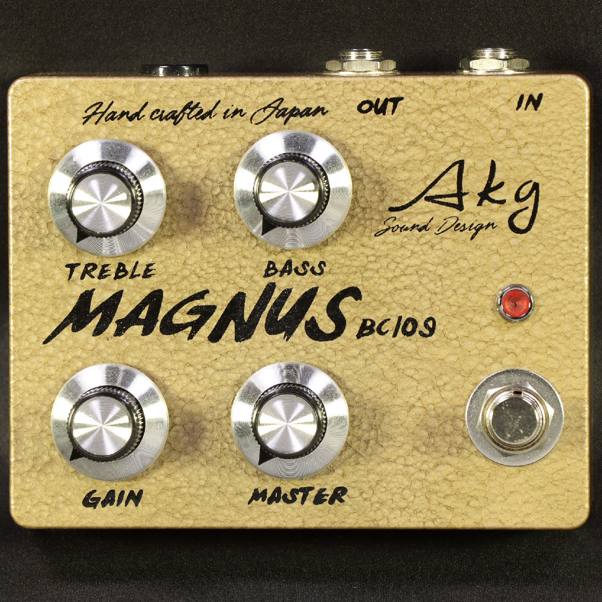 Akg MAGNUS BC109 FUZZ ファズ GOLD AKG Sound Design Magnus ファズ【WEBSHOP】（新品）【楽器検索