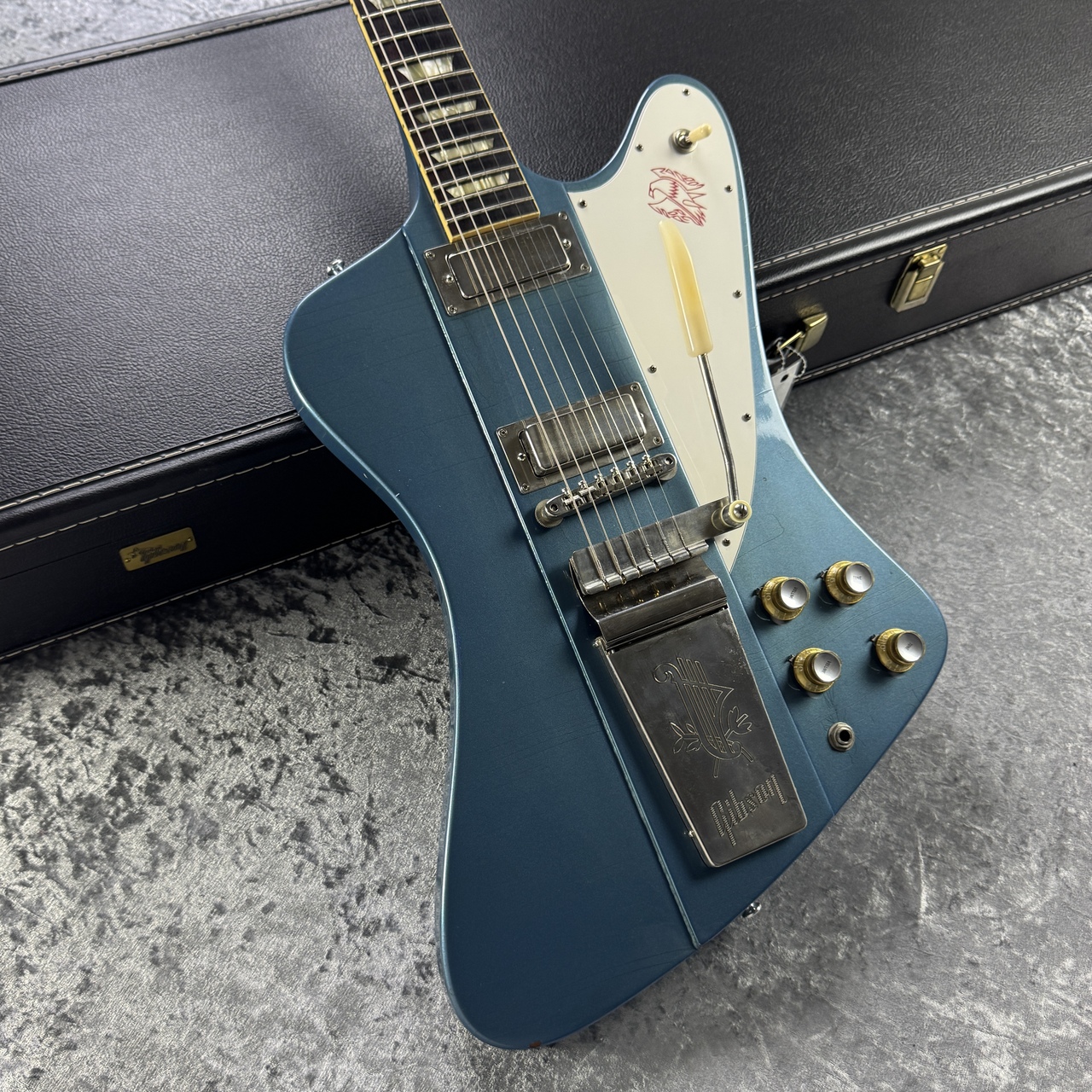ギター Gibson Murphy Lab Firebird Pelham Blue Gibson Custom Shop 【美品中古】Murphy Lab 1963 Firebird V With