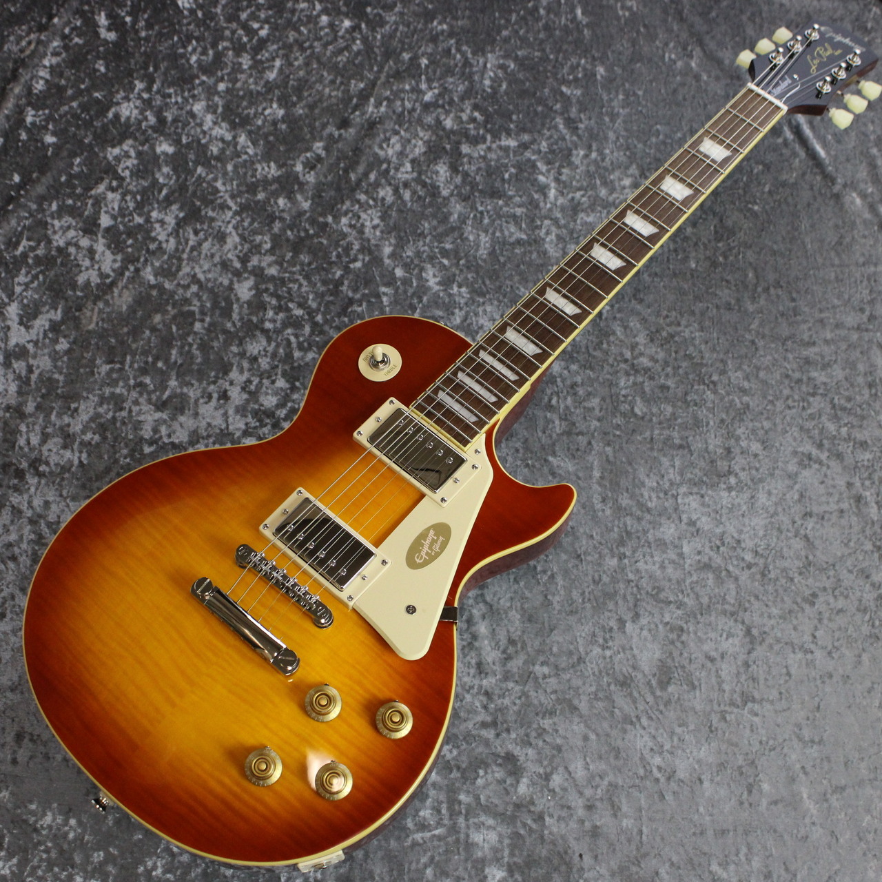 Epiphone Les Paul Standard 50s Figured Top ~Washed Cherry Sunburst