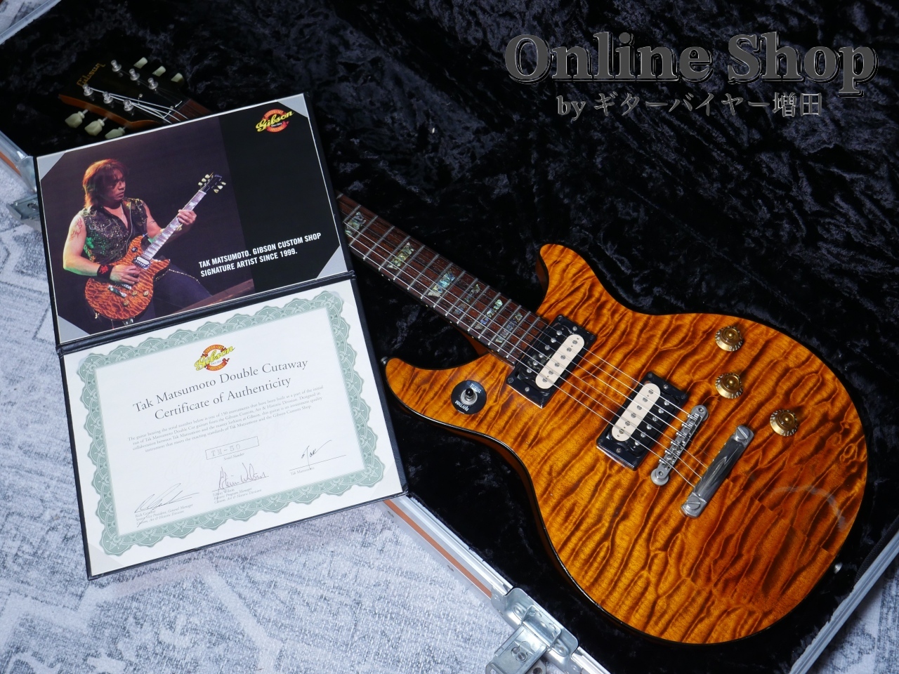 Gibson Custom Shop 【解説・試奏動画】2005 TAK Matsumoto DC