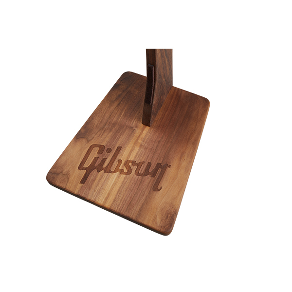 Gibson Guitar Stand Walnut ギブソン ギタースタンド Gibson Handcrafted Wooden Guitar Stand, Walnut