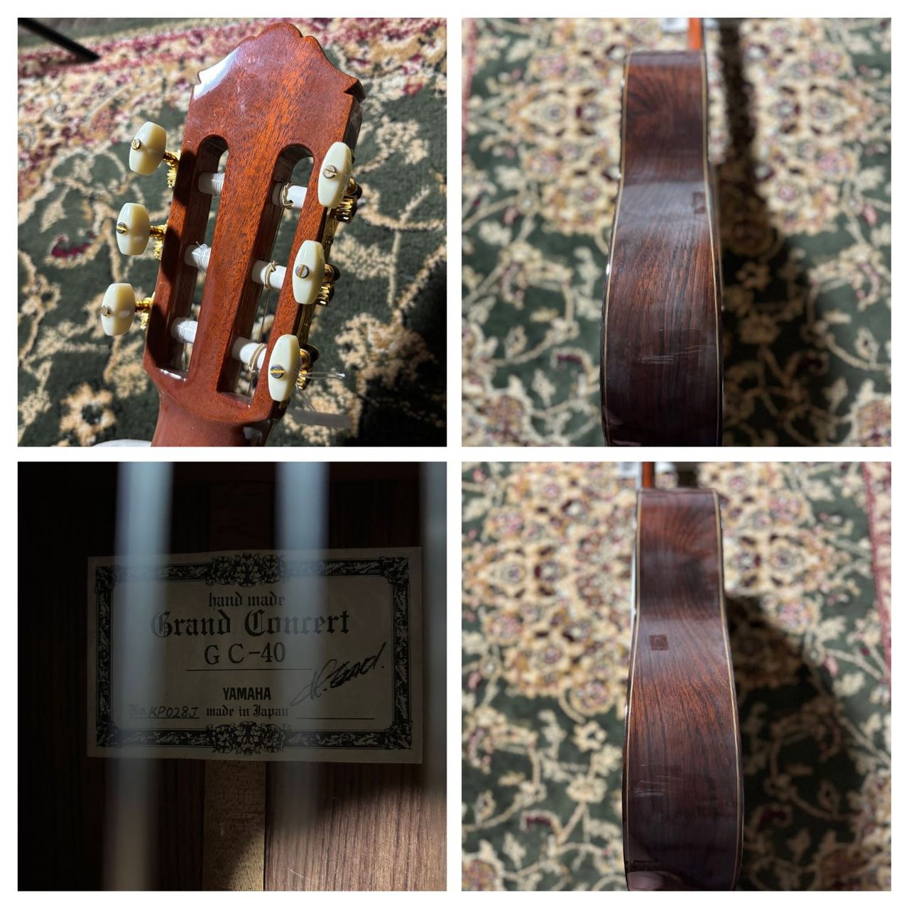 YAMAHA GC-40【USED】【ハカランダ単板】（中古/送料無料