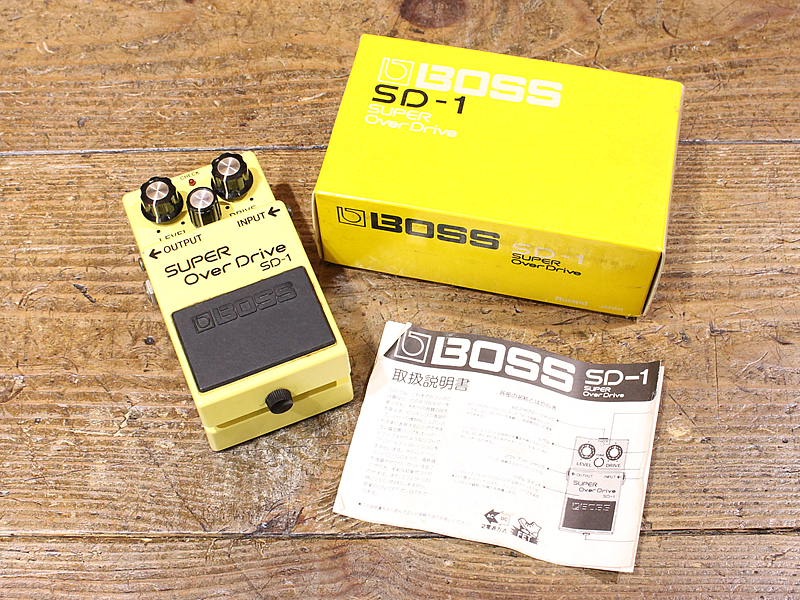 BOSS SD-1 SUPER OverDrive 1983年製 日本製 JRC4558DD 搭載