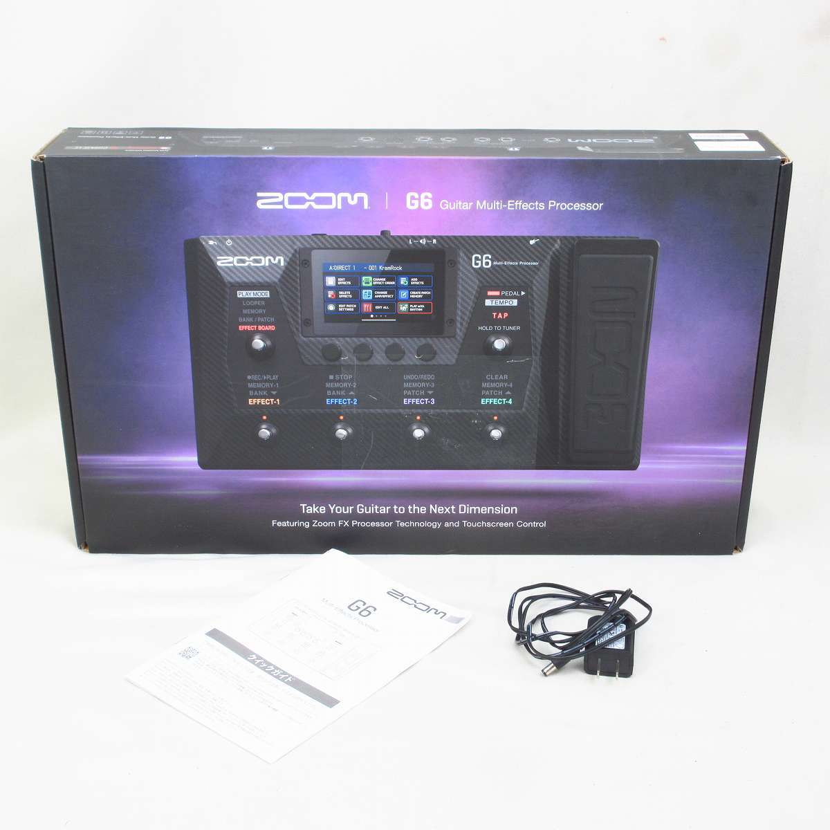 ZOOM G6 Multi-Effects Processor マルチエフェクター 【横浜店