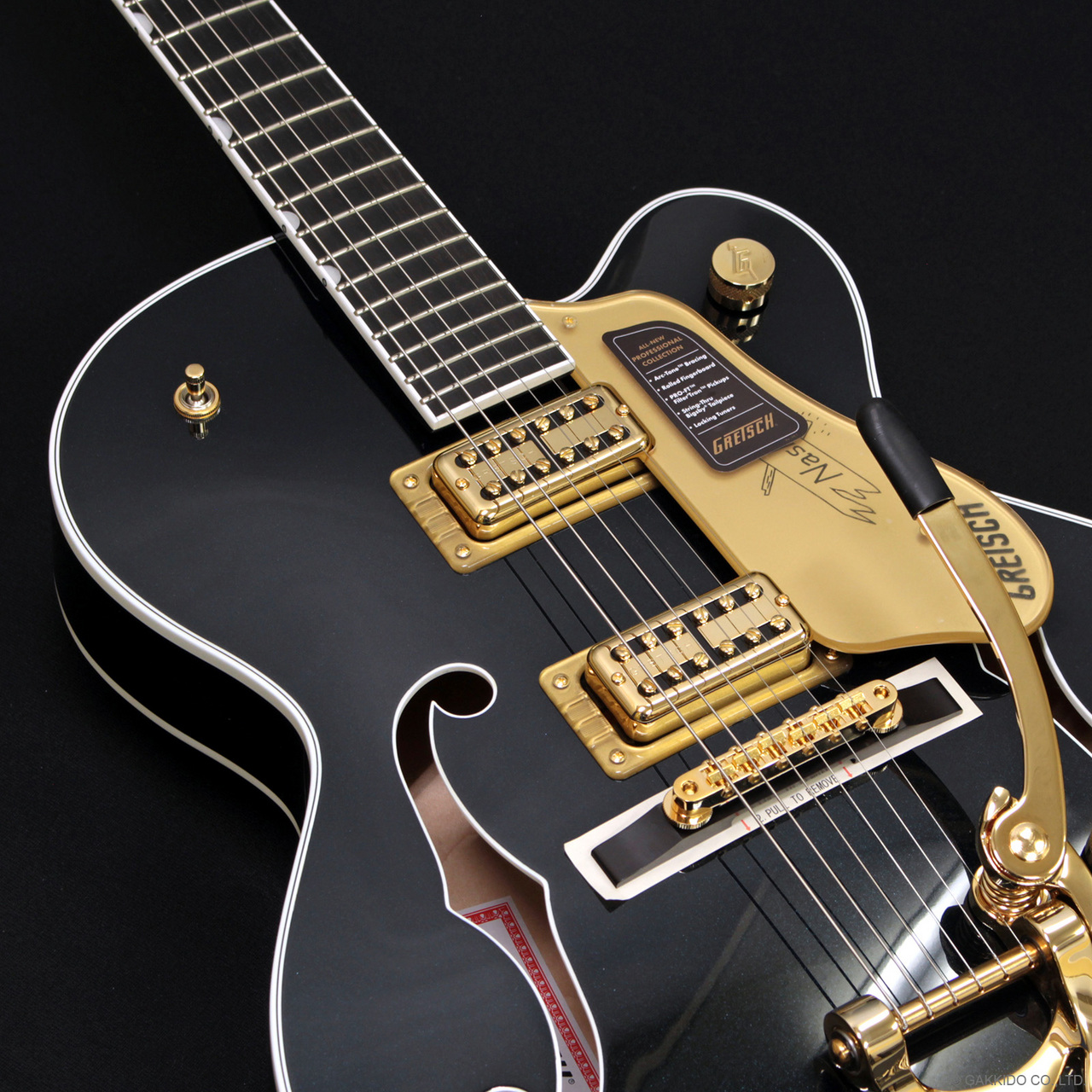 Gretsch Nashville Hollow Body with String-Thru Bigsby and Gold