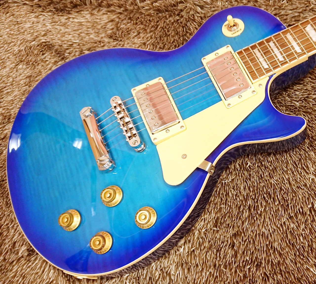 BLITZ BLP-450 レスポールタイプ ブルー色 BLITZ BLP-450 レスポールタイプ ブルー色 - メルカリ