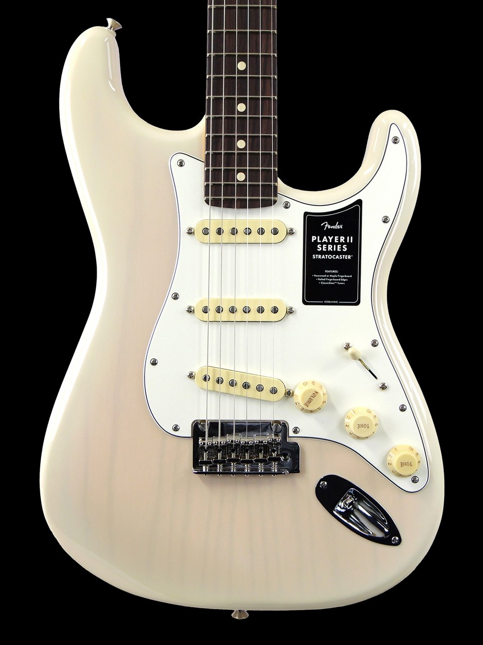 Fender Player II Stratocaster Chambered Ash (White Blonde)（新品