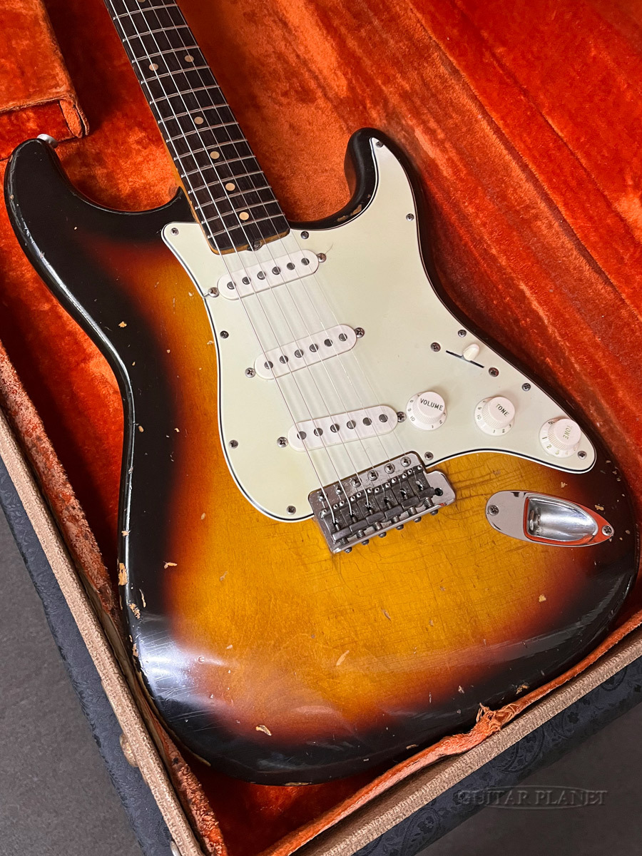 Fender 1963 Stratocaster -Sunburst-【Vintage!!】（ビンテージ/送料無料）【楽器検索デジマート】