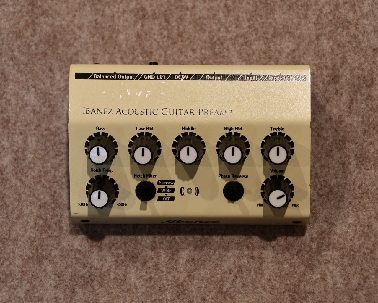Ibanez Acoustic Guitar Preamp AGP10（中古）【楽器検索