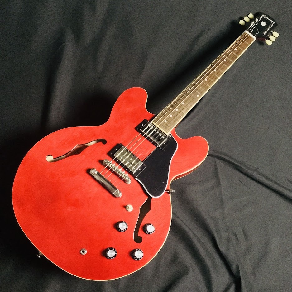 エピフォン ES-335 セミアコギター チェリー