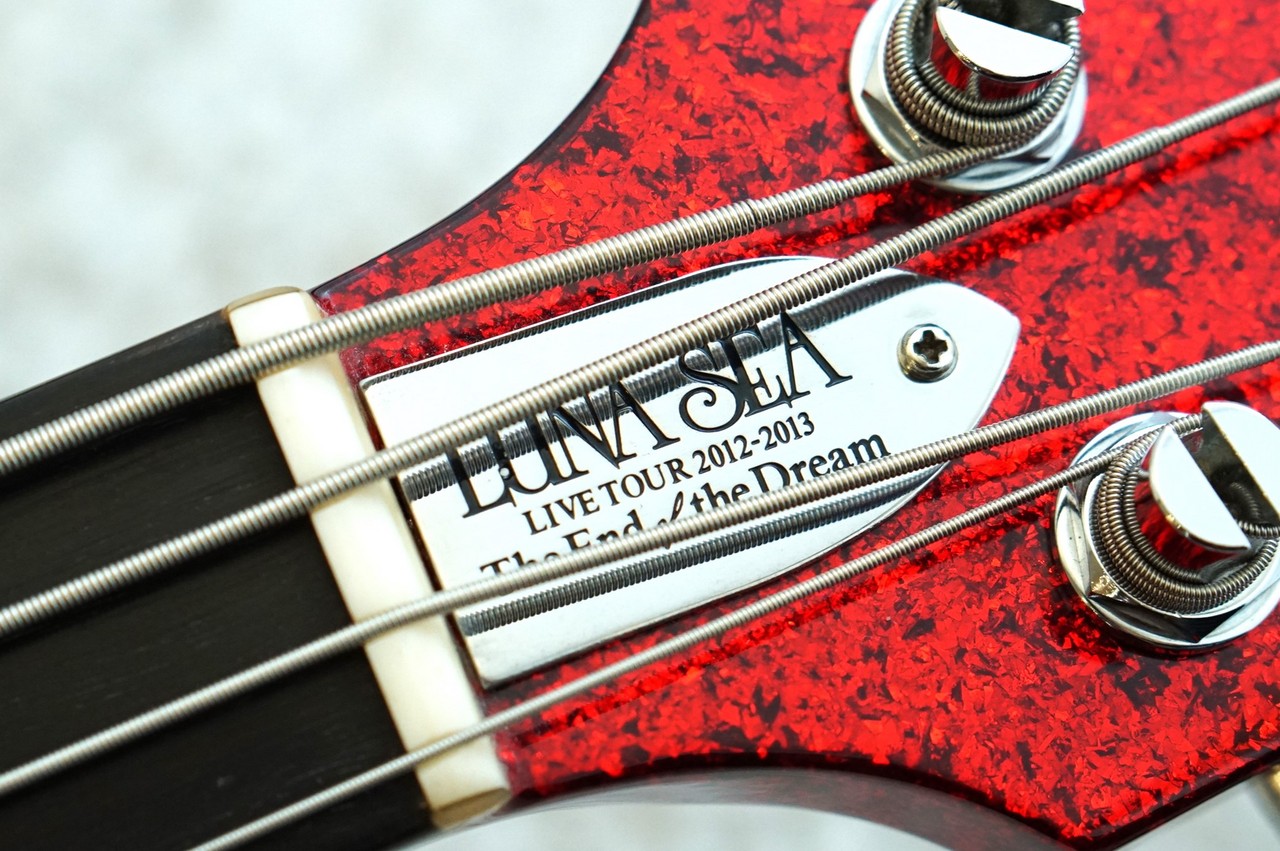 ESP J-TVB-V -glitter- Sig. -Sparkling Red- 【2013年製・USED】【LUNA SEA Jシグネイチャー モデル】（中古）【楽器検索デジマート】