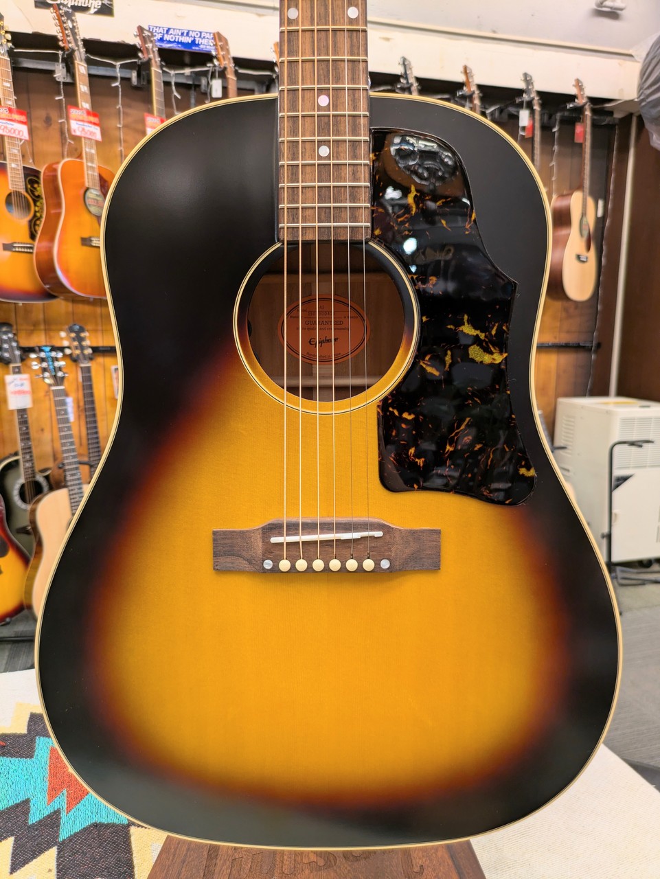 Epiphone J-45 Aged Vintage Sunburst Gloss 【オール単板ボディ