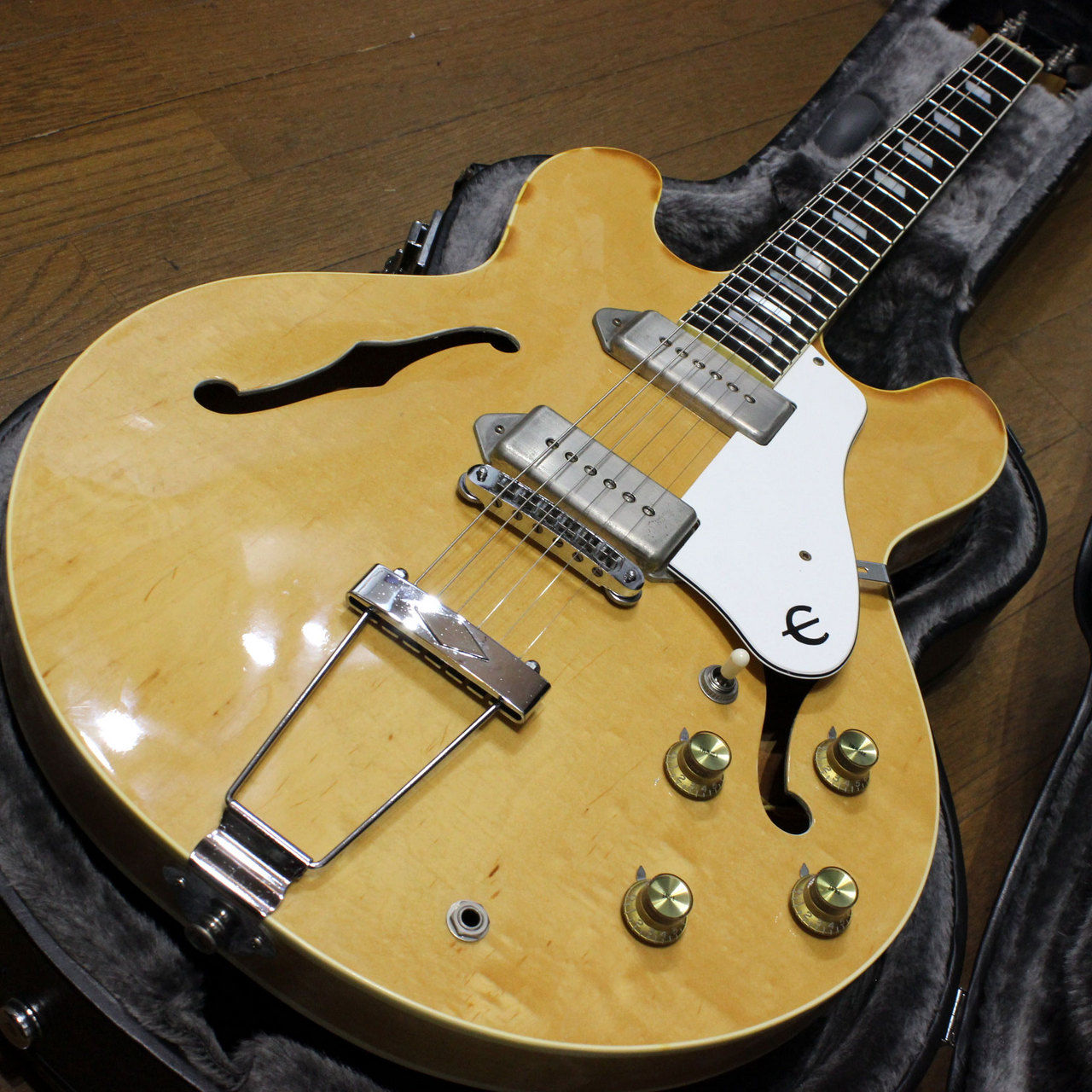 Epiphone CASINO natural ブルーラベル エピフォン カジノ ナチュラル 