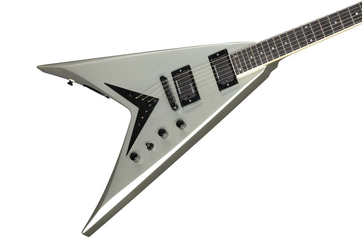 KRAMER Dave Mustaine Vanguard Silver Metallic デイヴ ムステイン クレイマー 【梅田店 】（新品/送料無料）【楽器検索デジマート】