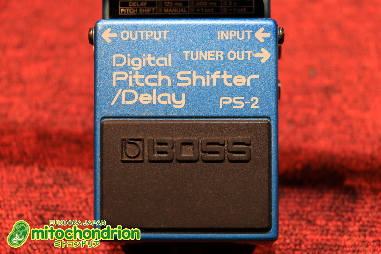 1988年日本製BOSS デジタルピッチシフター/ディレイ PS-2 BOSS 1988年製 PS-2 / Digital Pitch Shifter - Delay【MADE IN