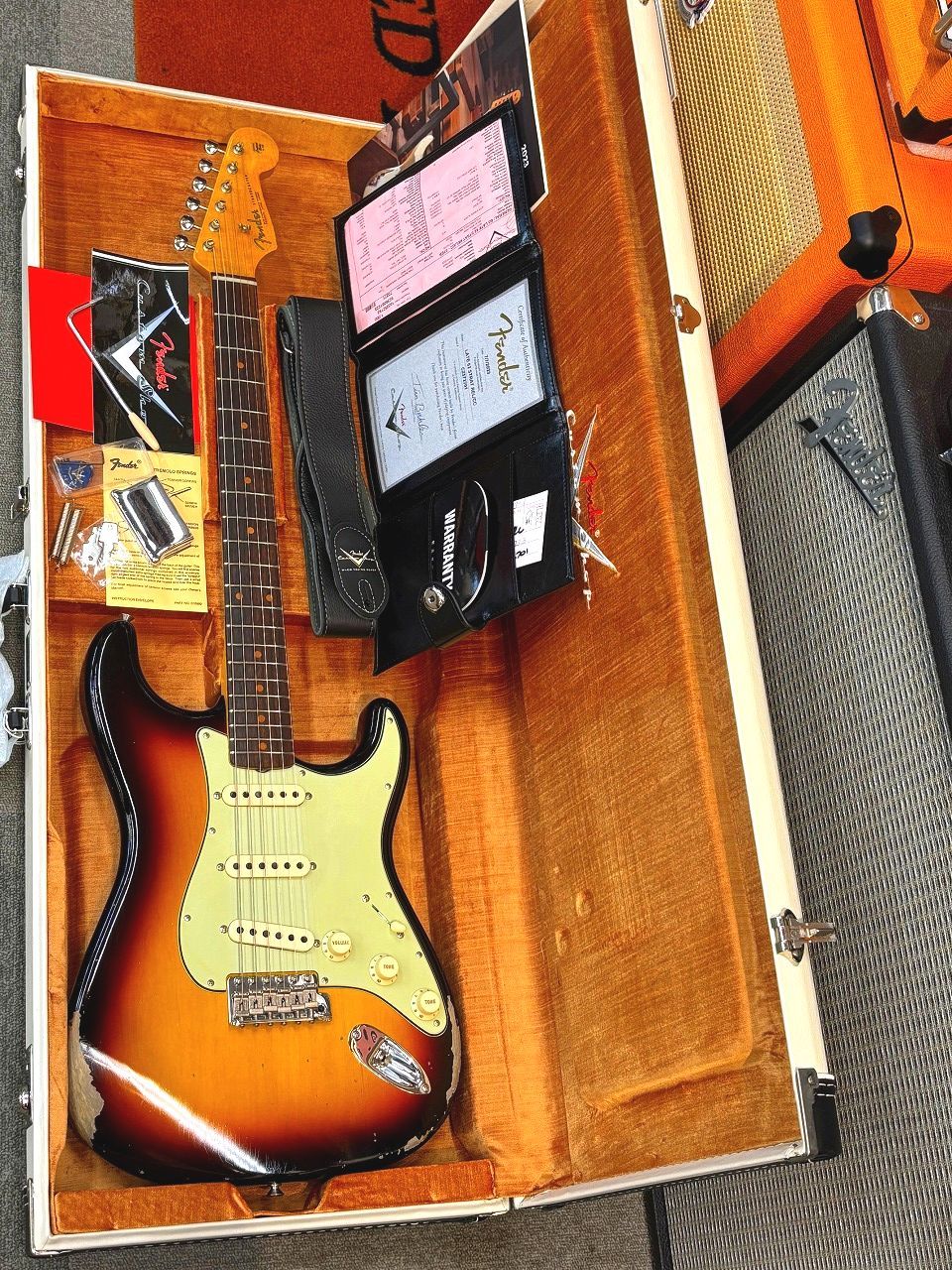 Fender Custom Shop Late 1962 Stratocaster Relic/CC 3Tone