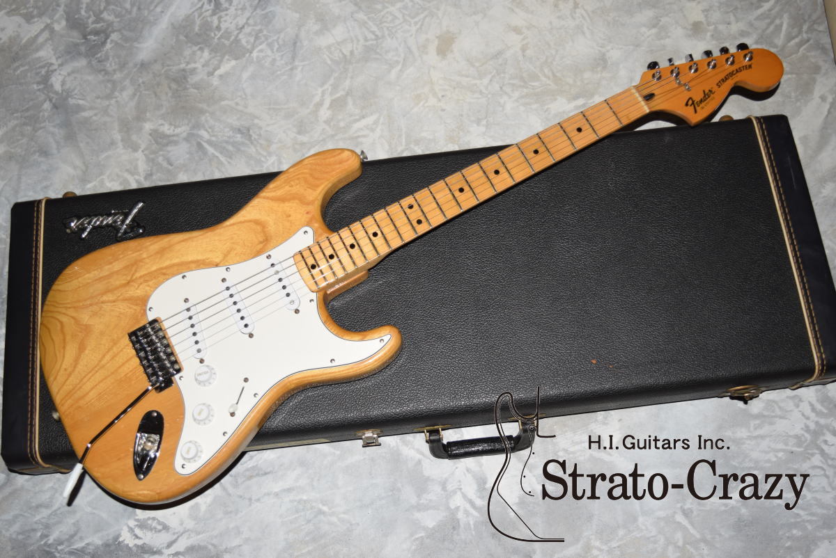 国産ヴィンテージ(76年製ネック)！ストラトキャスタータイプ(コンポーネント) Fender '76 Stratocaster - ブラック / ローズ - ハイパー