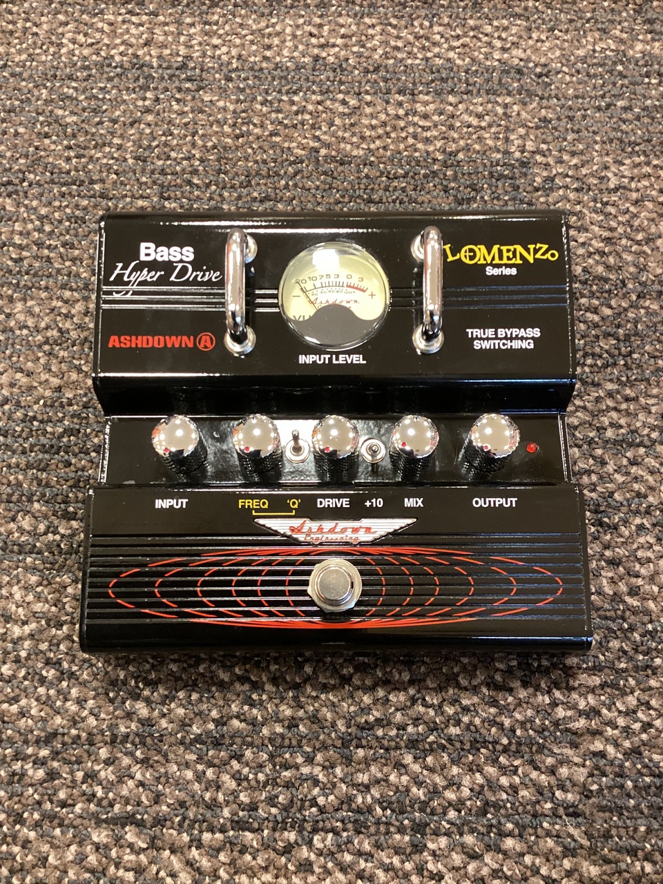 【美品】LOMENZO Ashdown BassHyperdrive エフェクタ ASHDOWN LOMENZO MEGA DRIVE おすすめ エフェクター