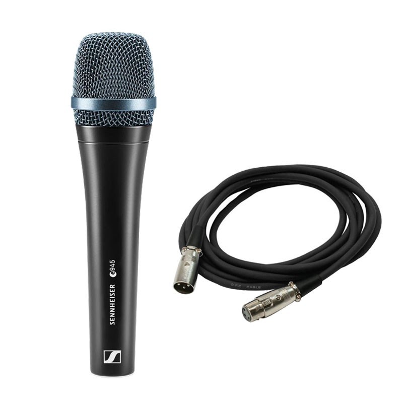 ファッションデザイナー SENNHEISER ケーブル付き E945 配信機器・PA