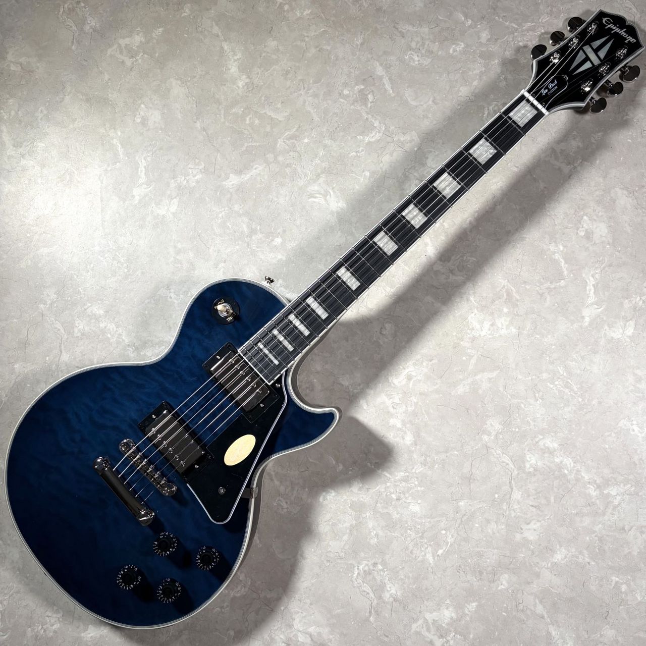 Epiphone Les Paul Custom Quilt Viper Blue【S/N 26011521360/4.04kg