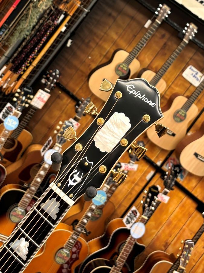 Epiphone Masterbilt Excellente -Antique Natural Aged-【オール単板 ボディ】（新品/送料無料）【楽器検索デジマート】