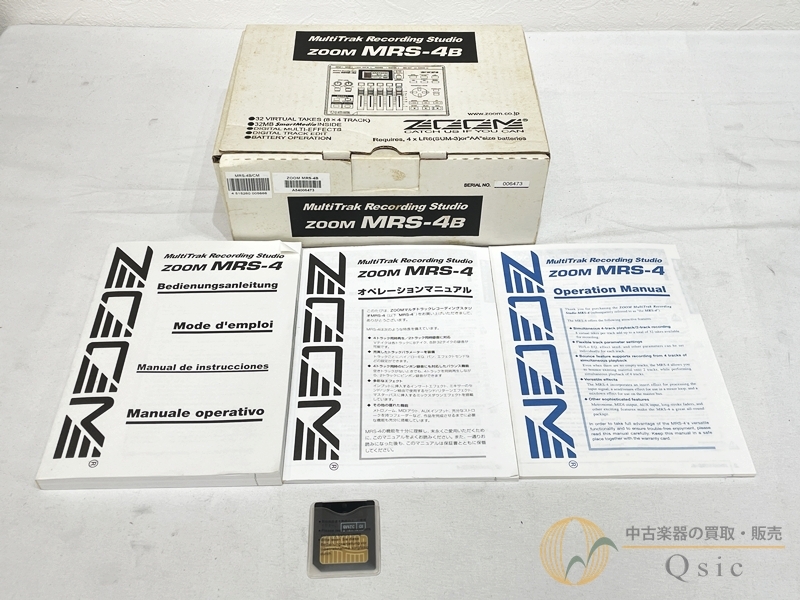 ZOOM MRS-4B [QMR63]【箕面店在庫】（中古）【楽器検索デジマート】