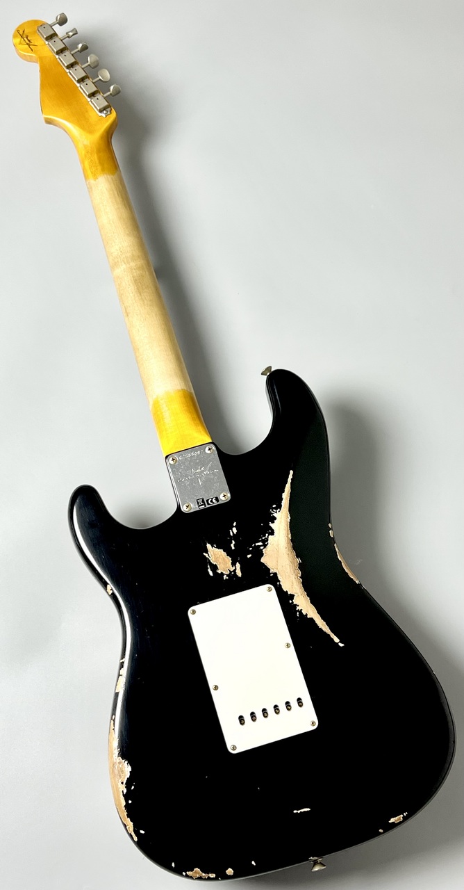 Fender Custom Shop 1960 Stratocaster Heavy Relic - Aged Black Over