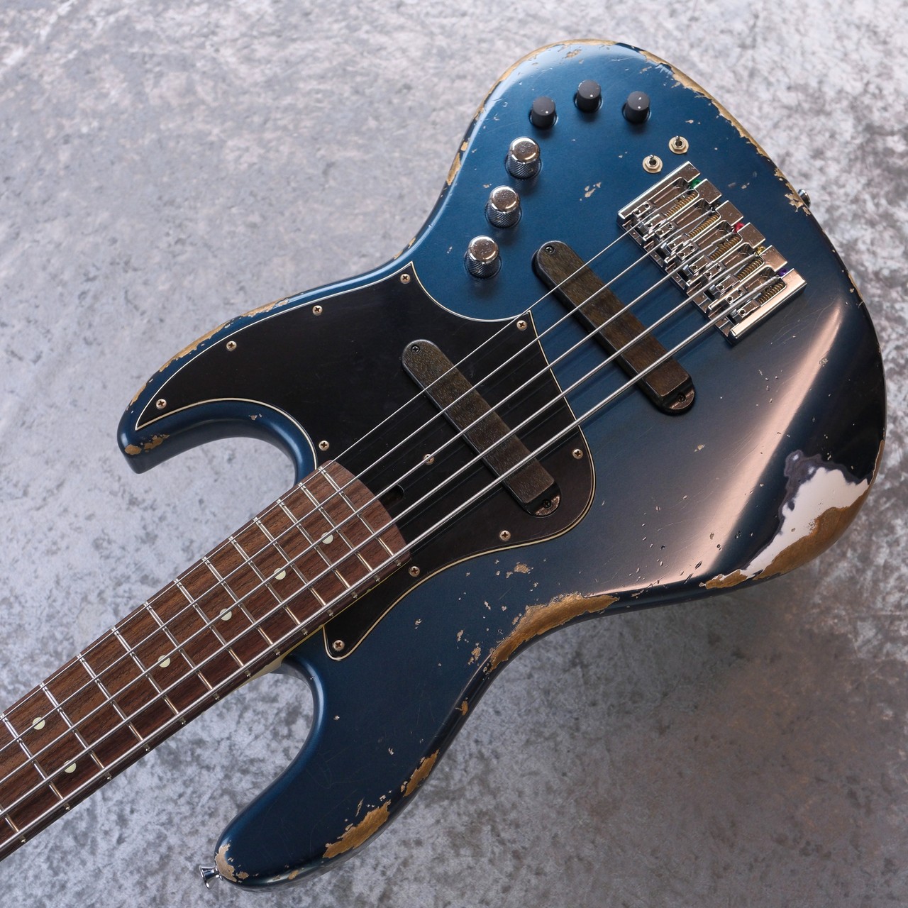 Xotic XJ-1T 5st Alder Heavy Aged MH - Mercedes Blue/R