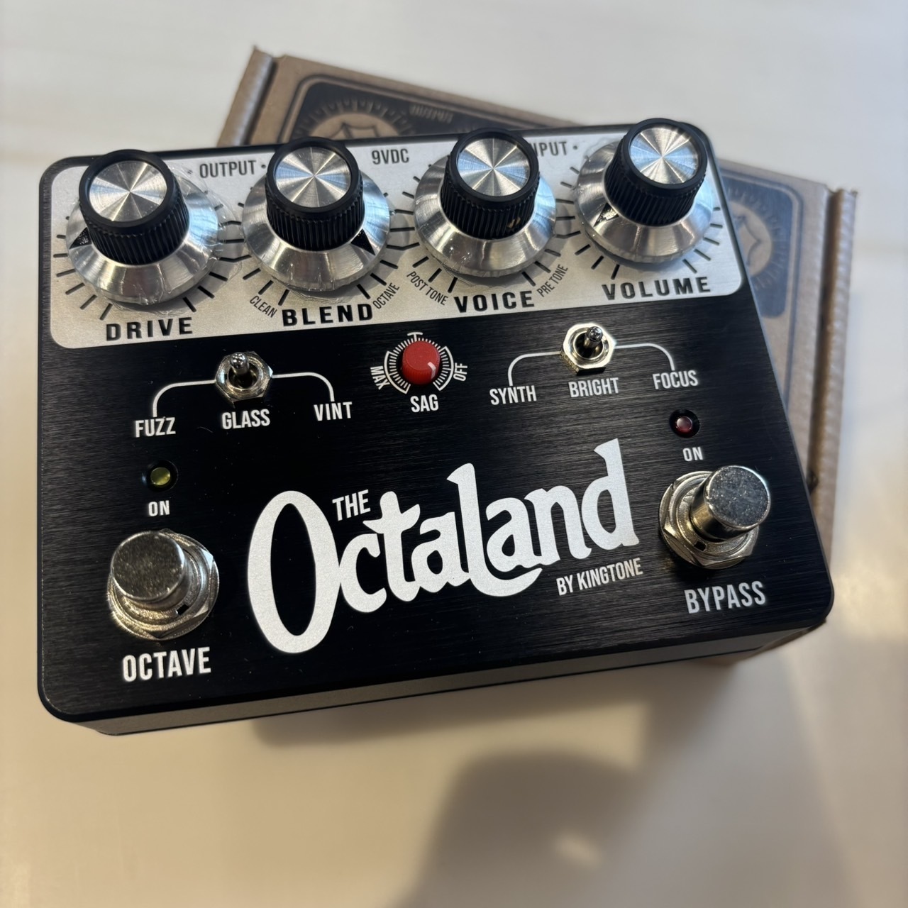 KINSTONE THE OCTALAND  オクターブファズ KING TONE GUITAR 【新品特価品】The Octaland（新品特価/送料無料