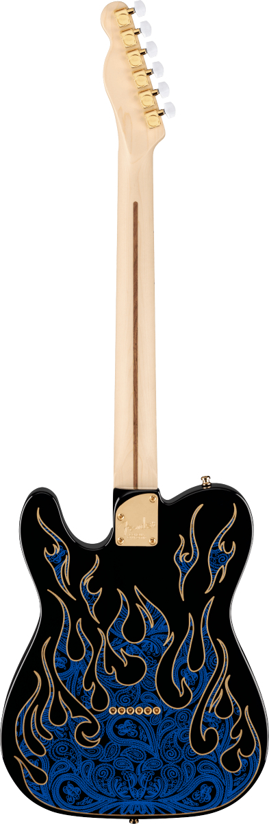 Fender USA / James Burton Telecaster -Blue Paisley Flames