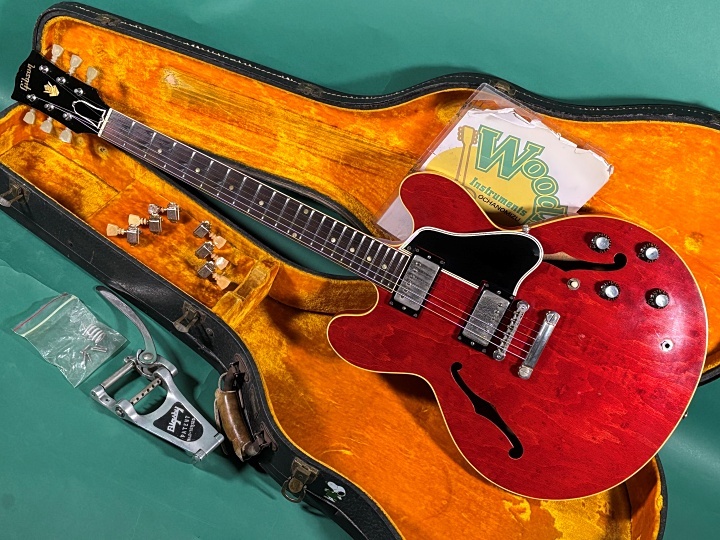 Gibson ES-335TDハードケース付き Gibson ES-335 Original Hardshell Case (Brown) [AS335CASE-ORG