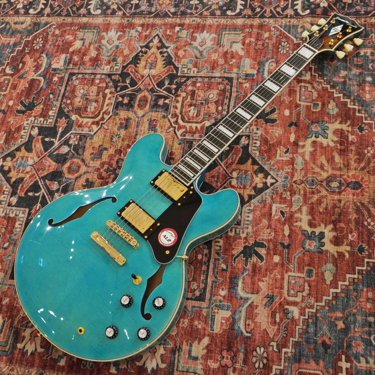 EXRUBATO-CTM-JT　セミアコ Seventy Seven Guitars EXRUBATO-CTM-JT AMB (Aquamarine Blue