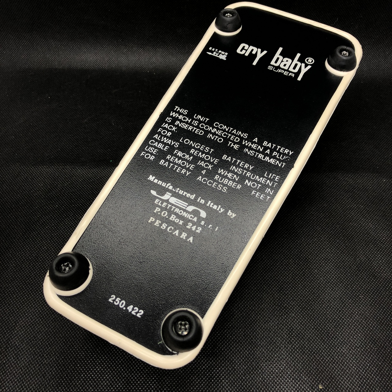 Cry Baby Super イタリア製 JEN 250.422 Jen Cry Baby SUPER 250.422・Yellow FASEL（ビンテージ/送料無料