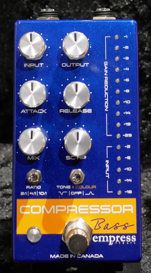 Empress Effects Bass Compressor / Blue Sparkle（新品）【楽器検索 