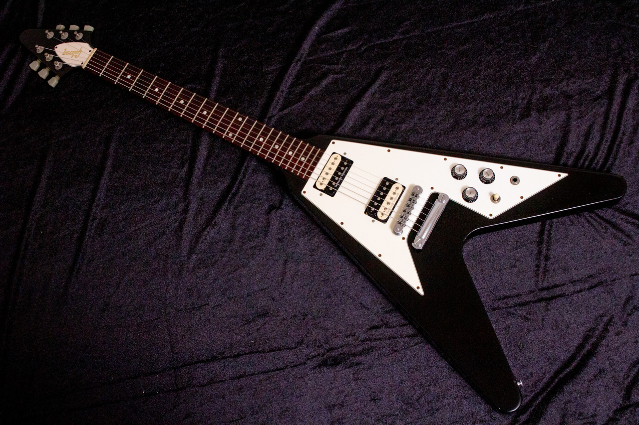 Gibson Flying V '67 Mod Ebony #01151472 3.2kg【委託品】【TONIQ横浜